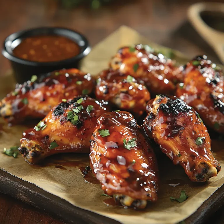 Living Mufti Sweet Fire Oven Wings with a Smoky Twist