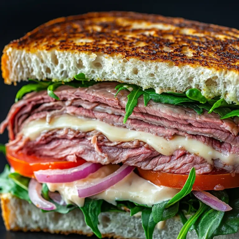 Roast Beef and Horseradish Sandwich