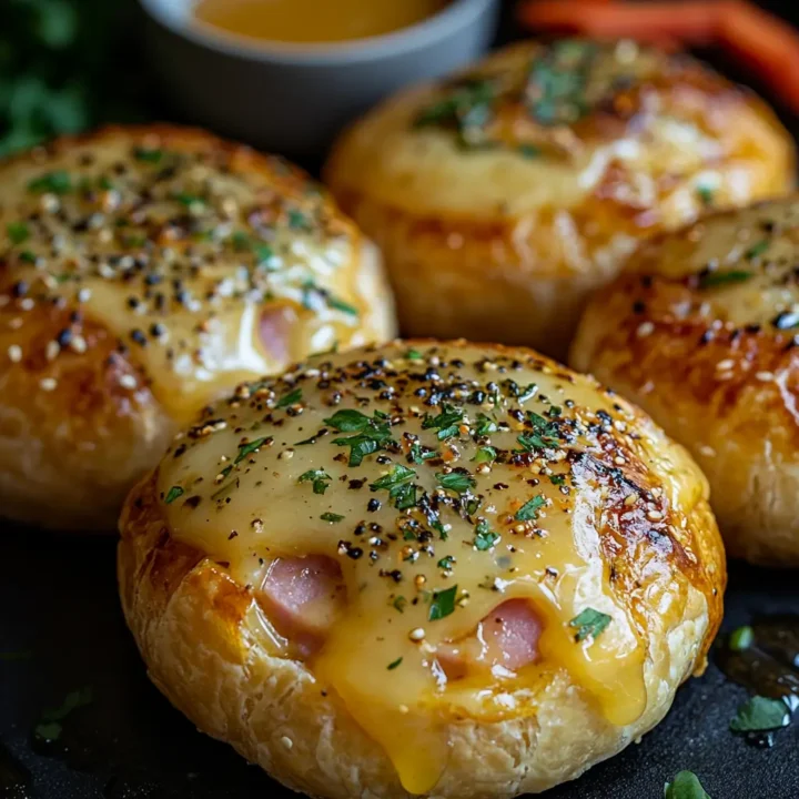 Honey Mustard Ham and Cheese Bombs