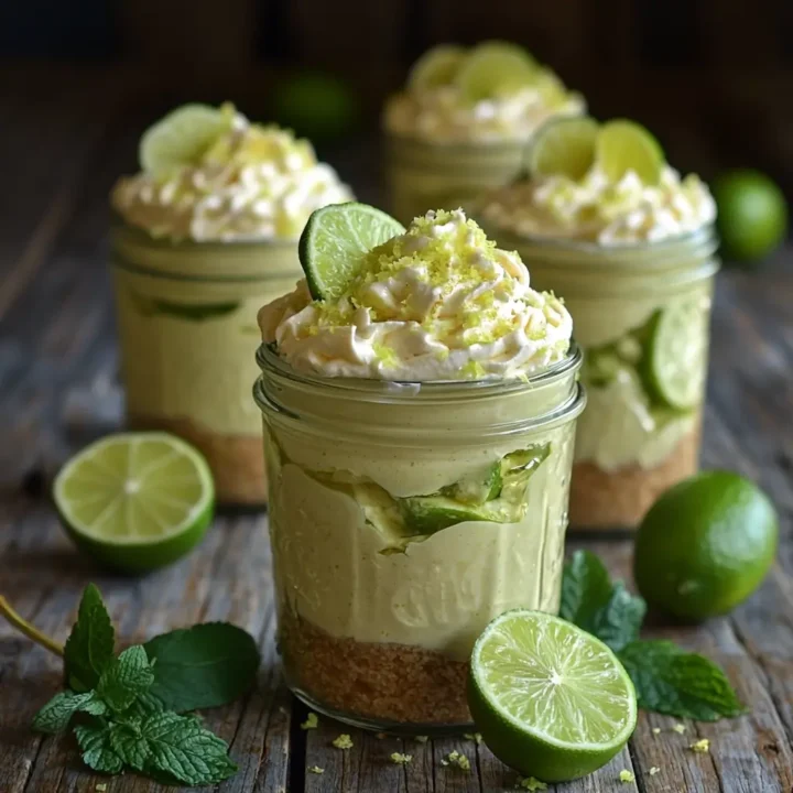 The Best No-bake Key Lime Cheesecake Jars Recipe