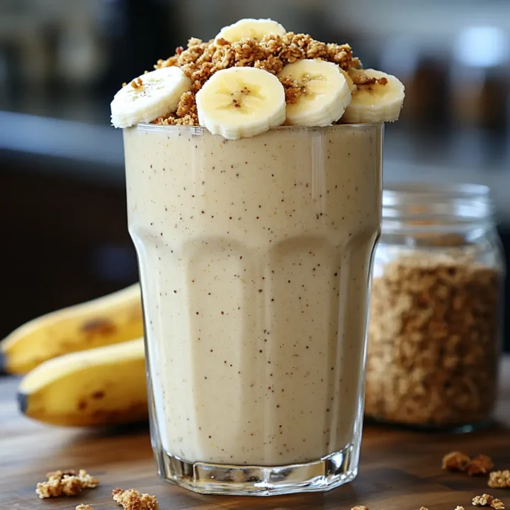 Peanut Butter Banana Shake Smoothie