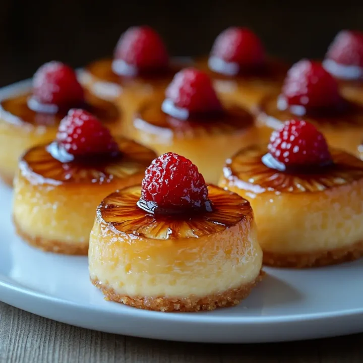 Pineapple Upside-Down Cupcakes