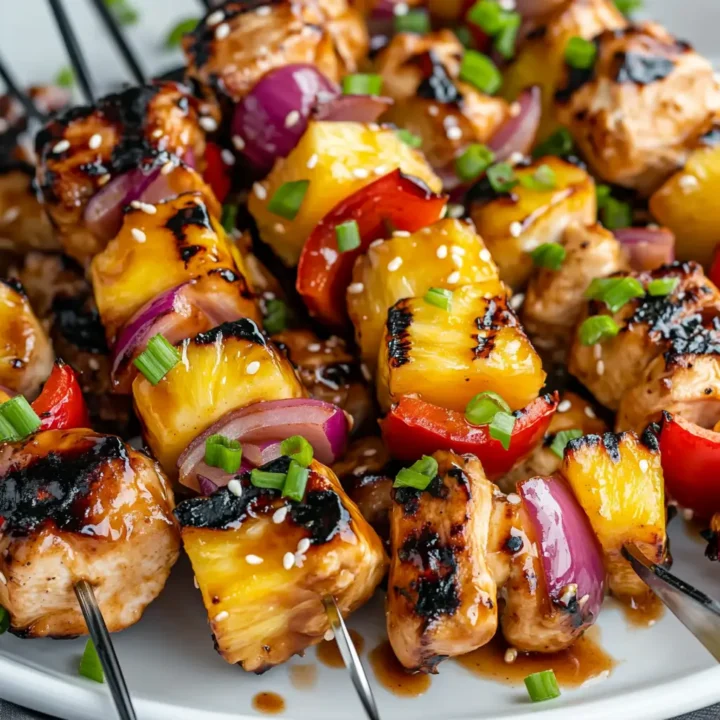 Hawaiian Chicken Kabobs
