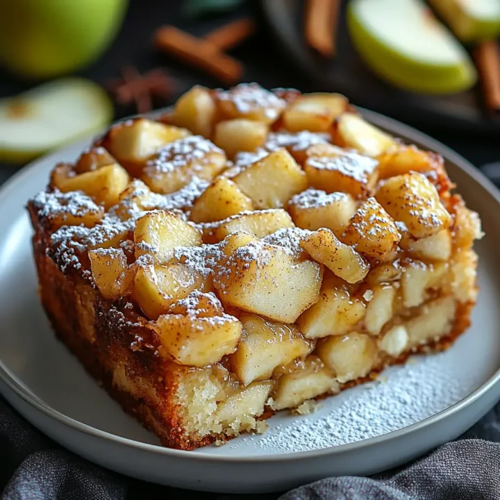 Luscious Country Apple Fritter Cake