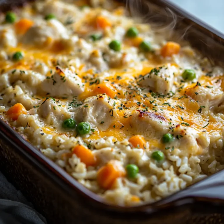 Creamy Chicken Rice Casserole