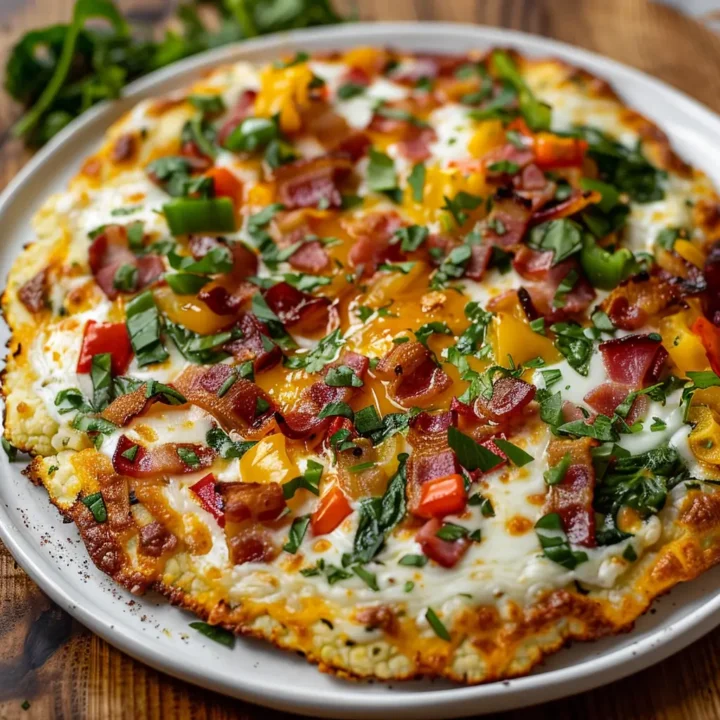 Keto Breakfast Pizza