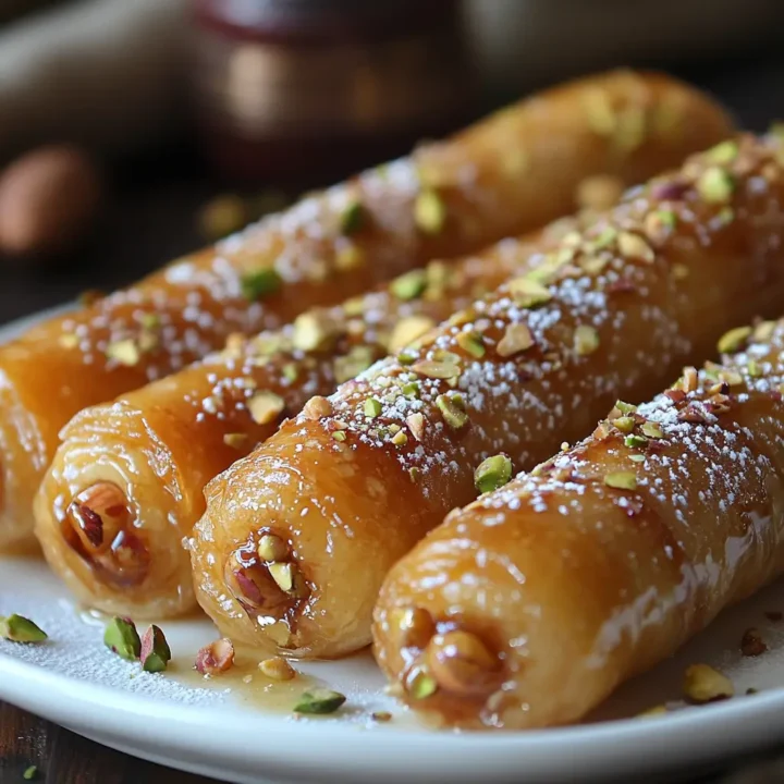 Moroccan Honey and Almond Cigars