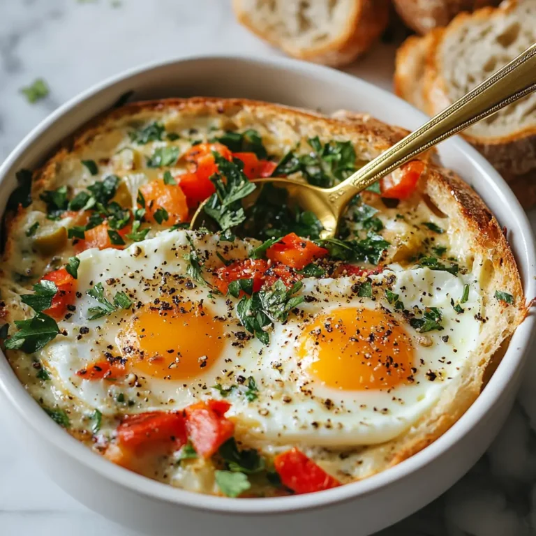 Mediterranean Baked Feta Eggs