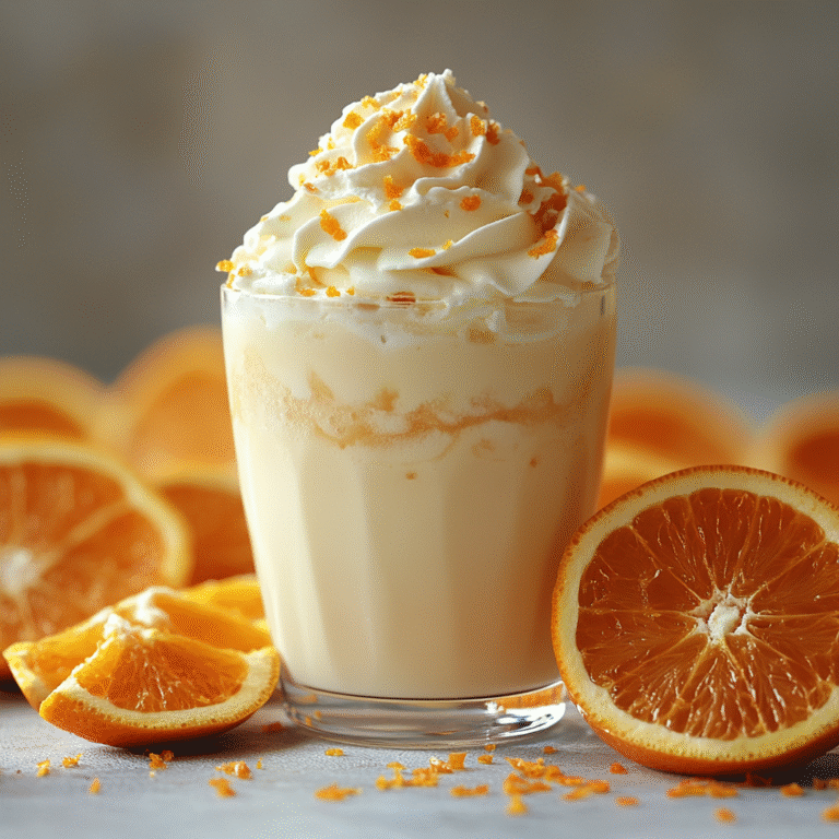 Orange Mousse Cups