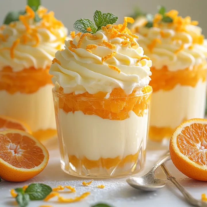 Orange Mousse Cups