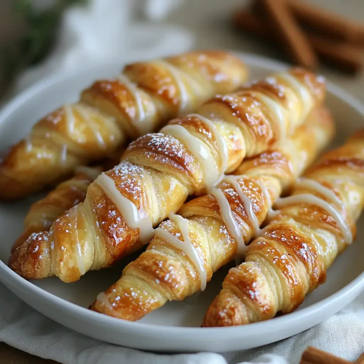 Crescent Roll Cinnamon Twists