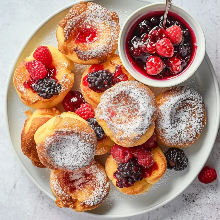 Mini Dutch Baby Pancakes