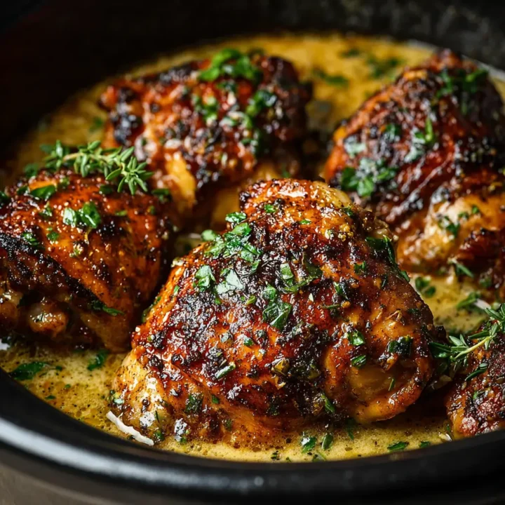 Slow Cooker Chicken Thighs