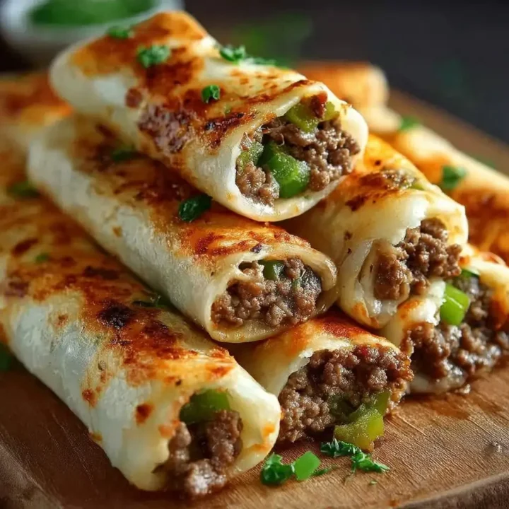 Keto Philly Cheesesteak Roll Ups