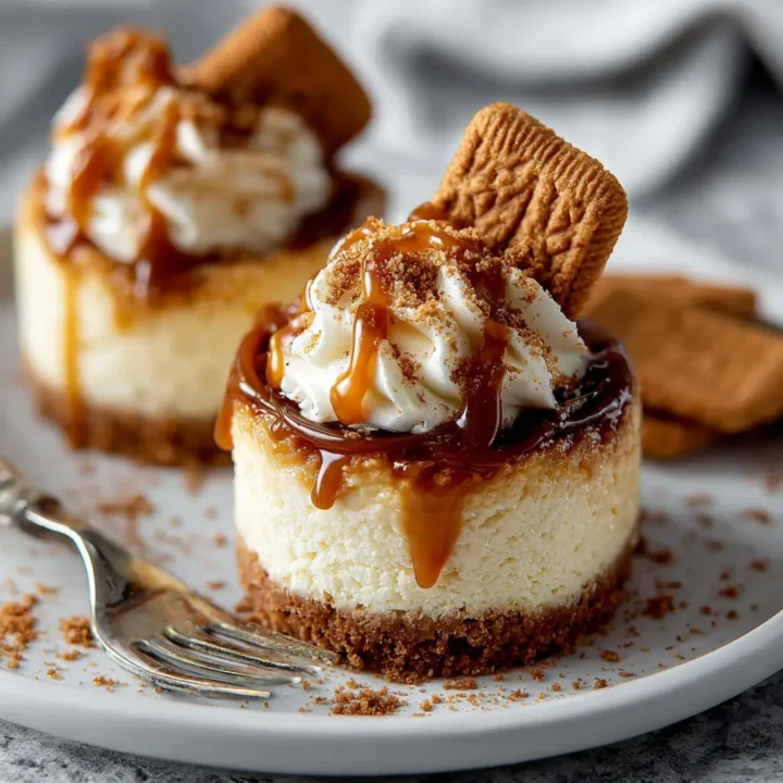 Mini Biscoff Cheesecakes