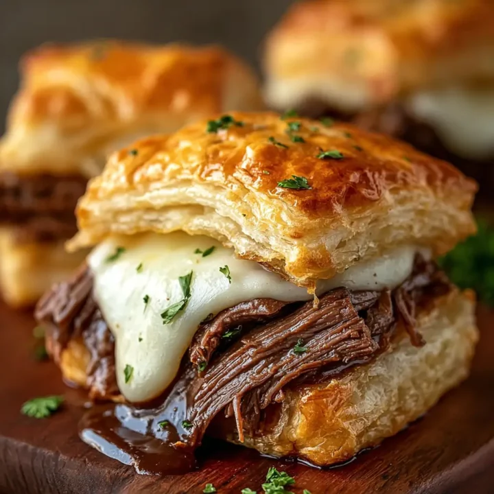 Baked French Dip Biscuits Recipe