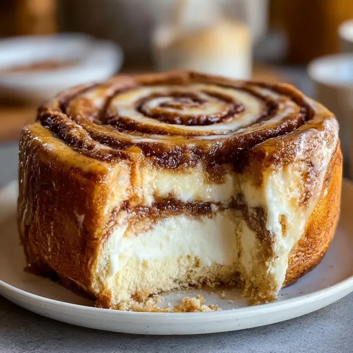 Fluffy & Creamy Cinnamon Roll Cheesecake Recipe
