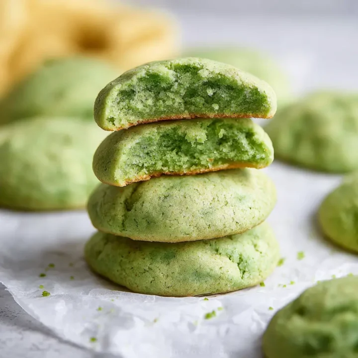 Pistachio Pudding Cookies