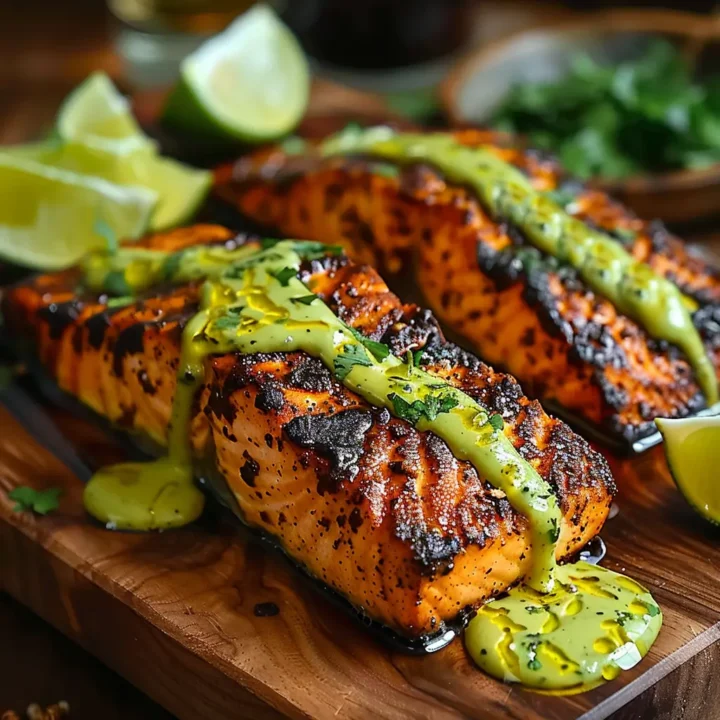 Baked Cajun Salmon with Avocado