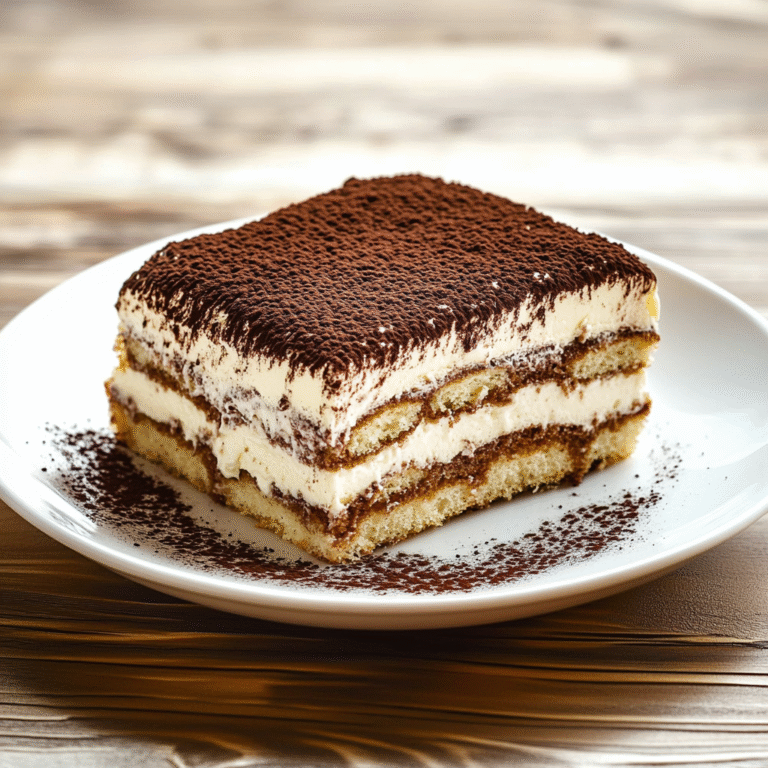 Authentic Tiramisu Made Simple