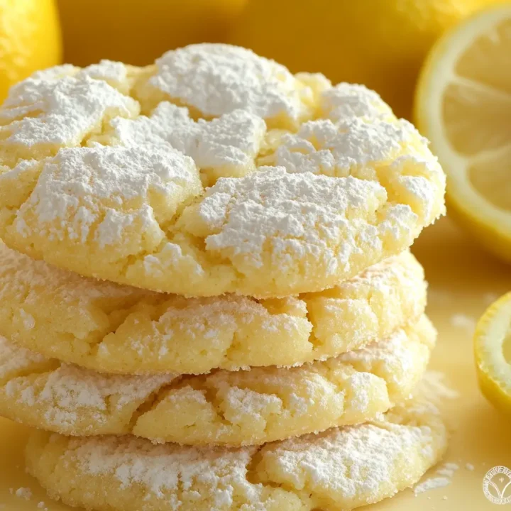 Lemon Gooey Butter Cookies