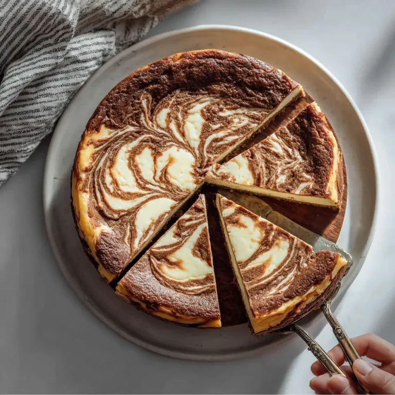Chocolate Swirl Cheesecake