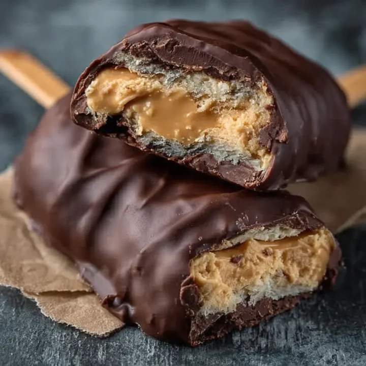Peanut Butter Frozen Yogurt Bars