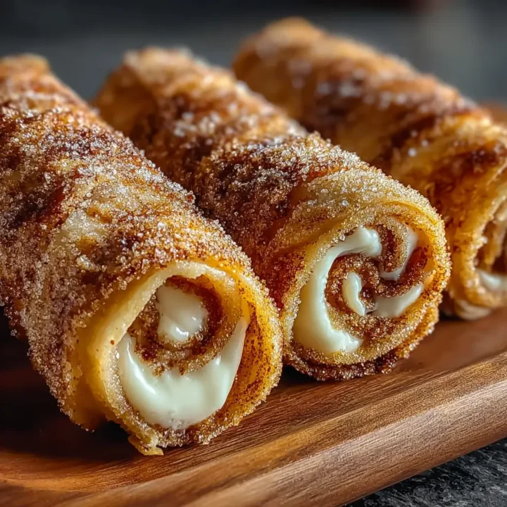 Crispy Keto Cinnamon Cream Cheese Roll Ups