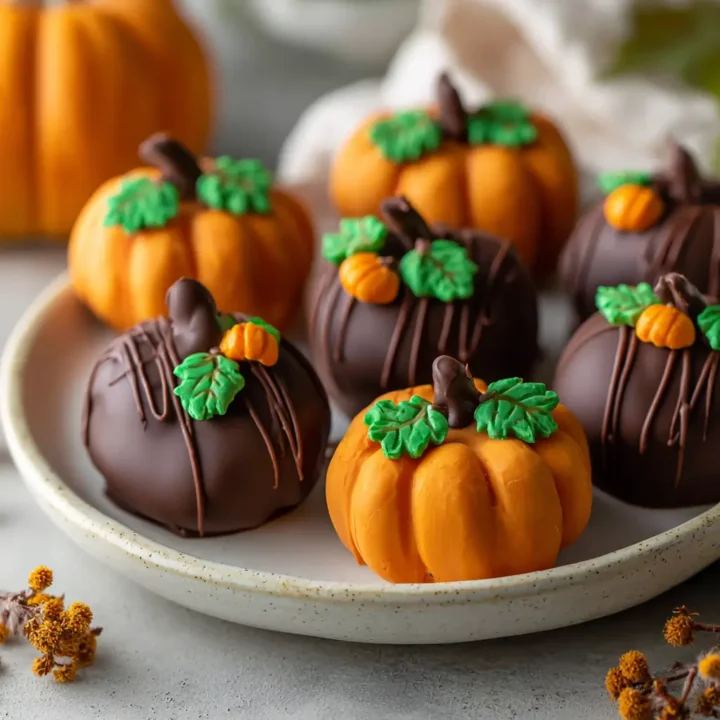Chocolate Peanut Butter Pumpkins