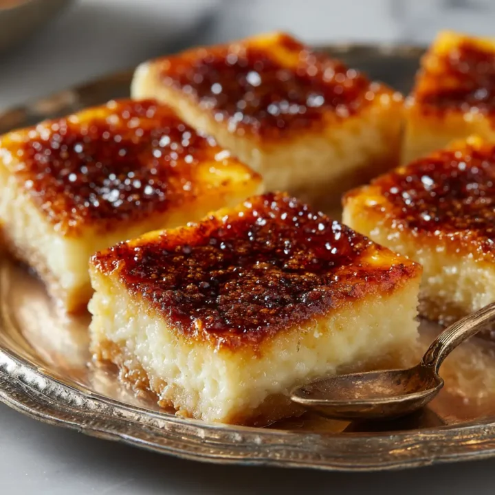 Crème Brûlée Cheesecake Bars