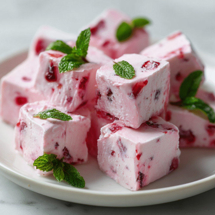 Frozen Strawberry Yogurt Bites