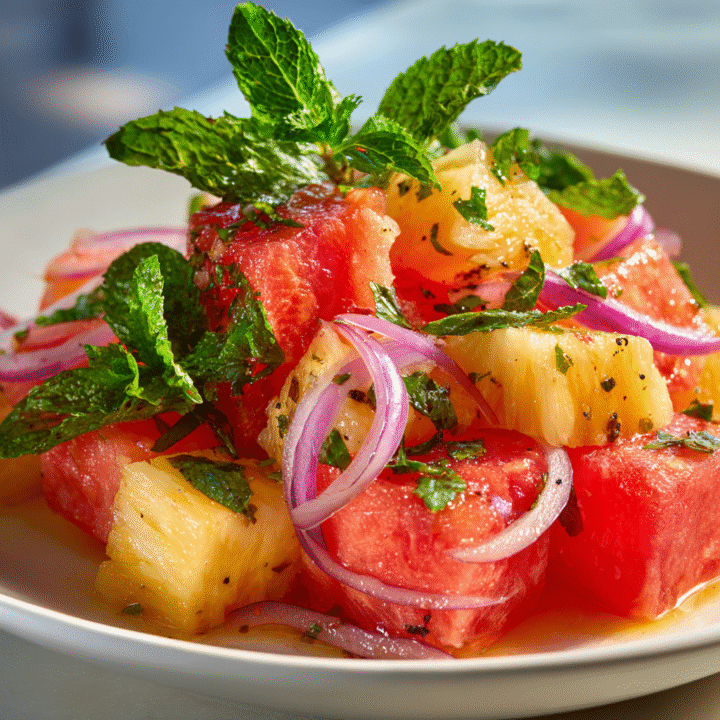 Watermelon Salad Recipes with Pineapple