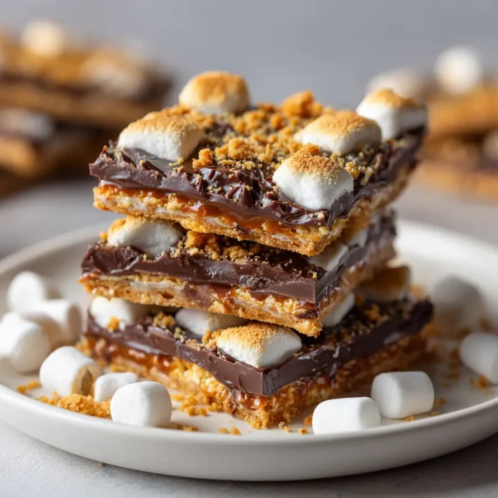 S'mores Cracker Toffee Bark