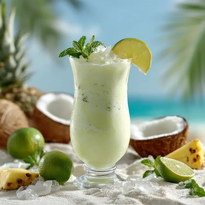 Refreshing Key Lime Colada