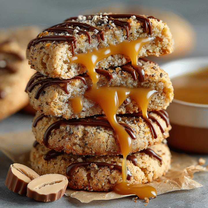 Caramel Cheesecake Cookies