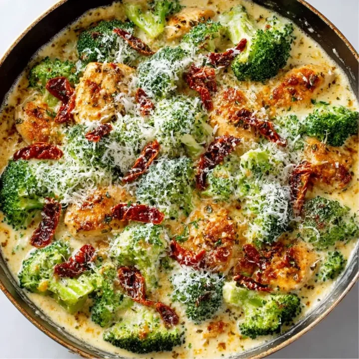 Creamy Garlic Parmesan Broccoli