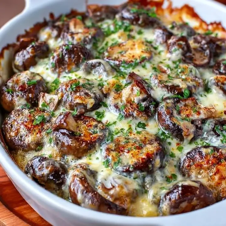 Cheesy Mushroom Casserole