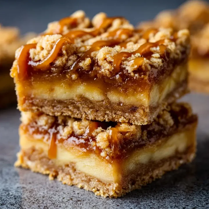Salted Caramel Apple Pie Bars