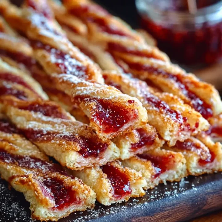 Raspberry Pastry Twists