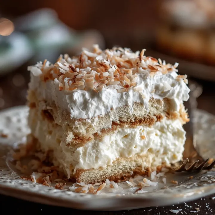 Coquito (Coconut Rum) Tiramisu
