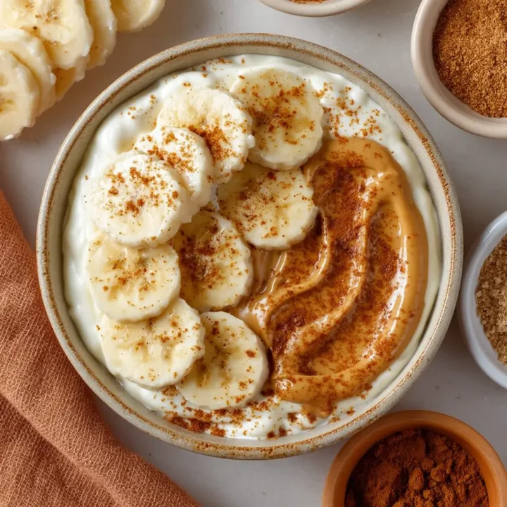 Baked Cottage Cheese Peanut Butter Cup Bowl