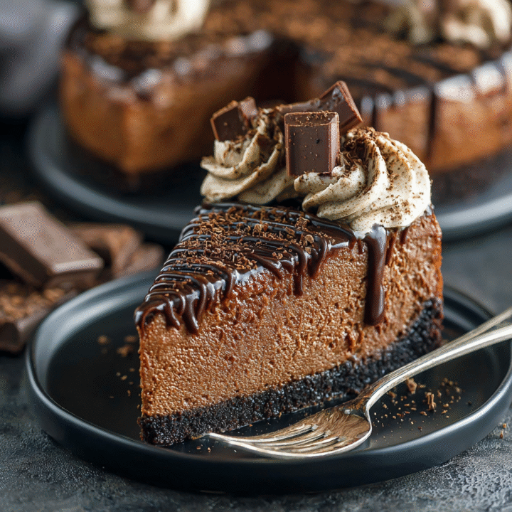 Decadent Dark Chocolate Cheesecake
