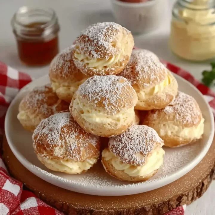 Eggnog Cream Puff Delight
