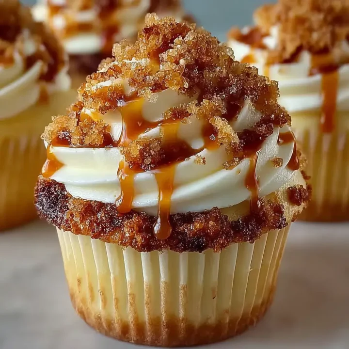 Vanilla Bean Crème Brûlée Cheesecake Cupcakes