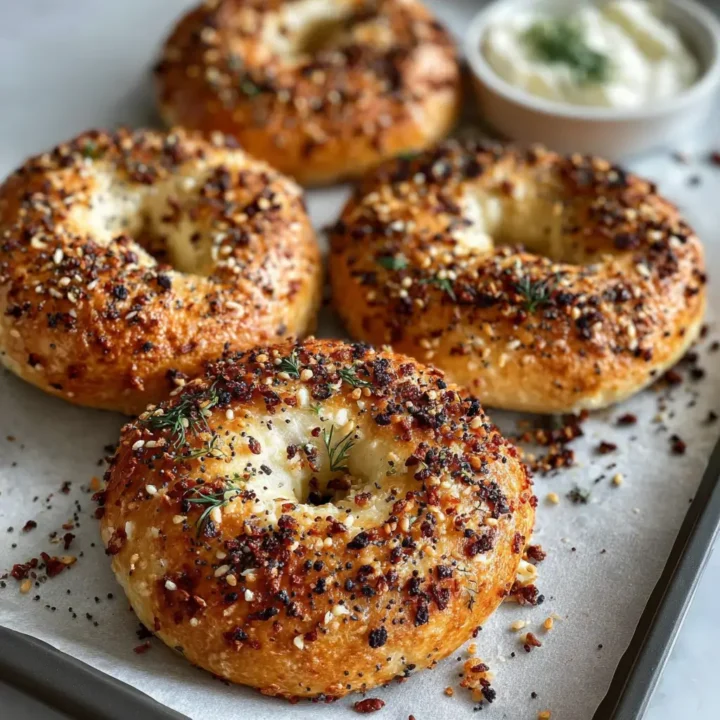 Fluffy & Healthy Greek Yogurt Bagels