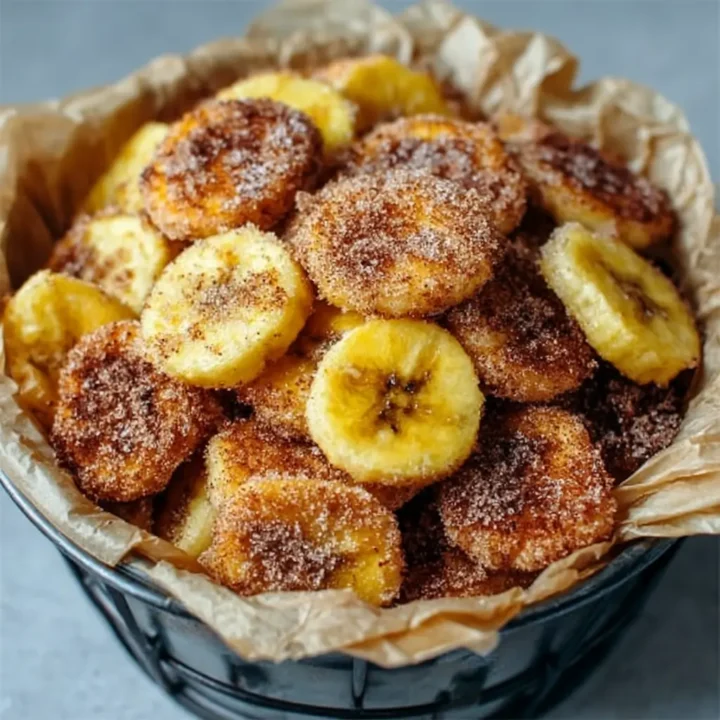 Baked Cinnamon-Sugar Banana Chips Recipe