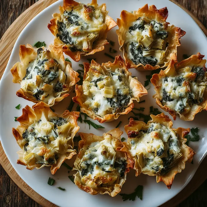 Spinach Artichoke Dip Cups