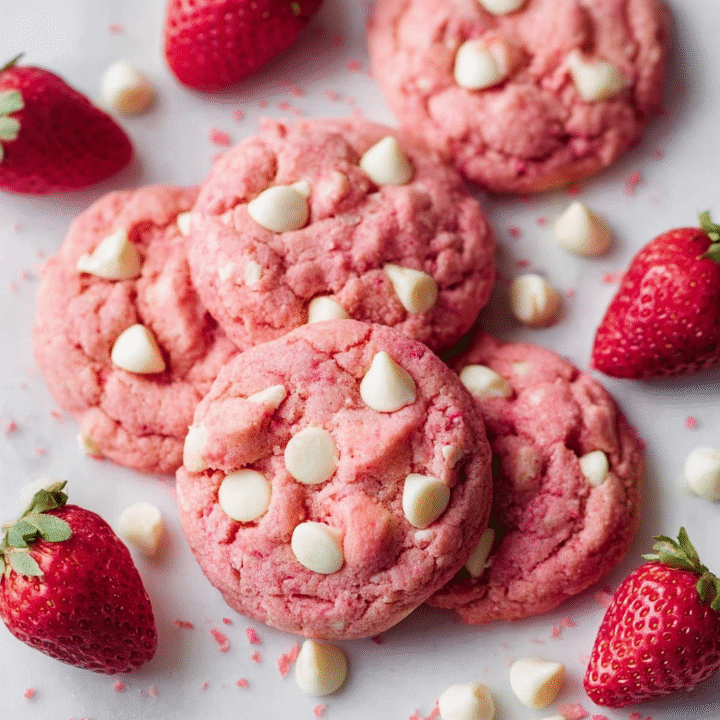 Strawberry Cheesecake Cookies