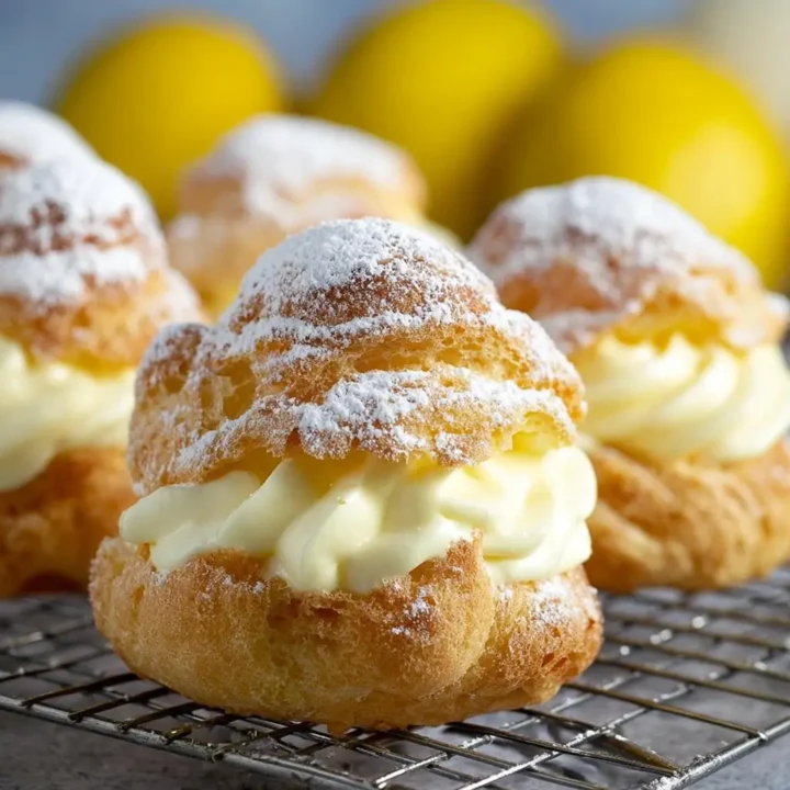 Springtime Lemon Cream Puffs Recipe
