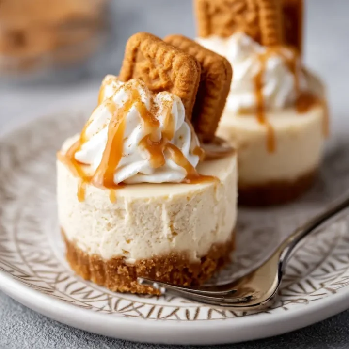 Irresistible Mini Biscoff Cheesecakes